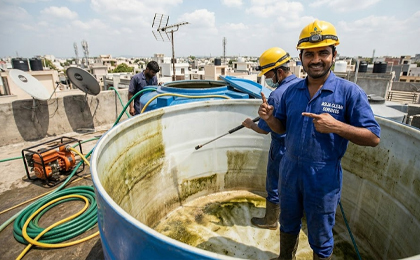 Signs Your Overhead Water Tank Needs Cleaning in Alwarpet