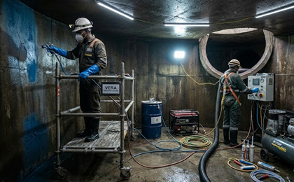 Safe and Hygienic Underground Water Tank Cleaning Process